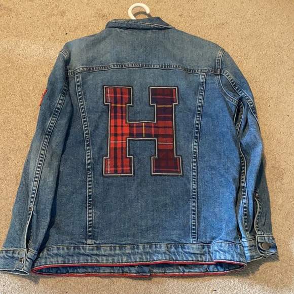 RETRO TOMMY HILLFIGER JEAN COAT ✨ - Picture 2 of 5